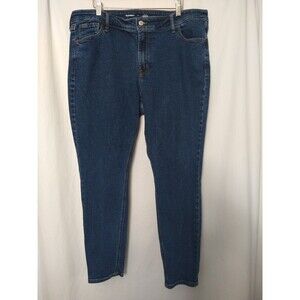 Old Navy Jeans Womens Size 18 Blue Mid Rise Rockstar Super Skinny